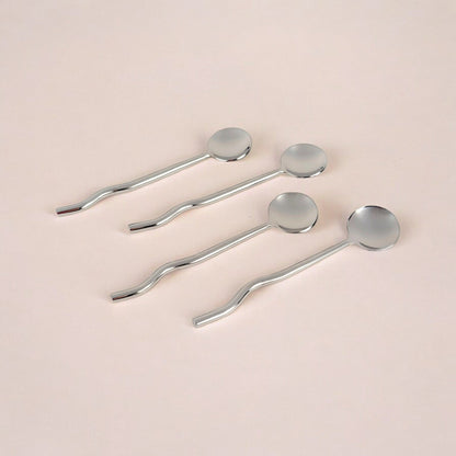 Nadia Spoon Steel (Set of 4) by MESO