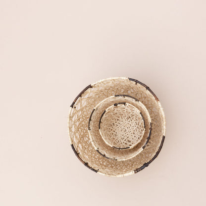 Handwoven Hexagon Weave Storage Organizer