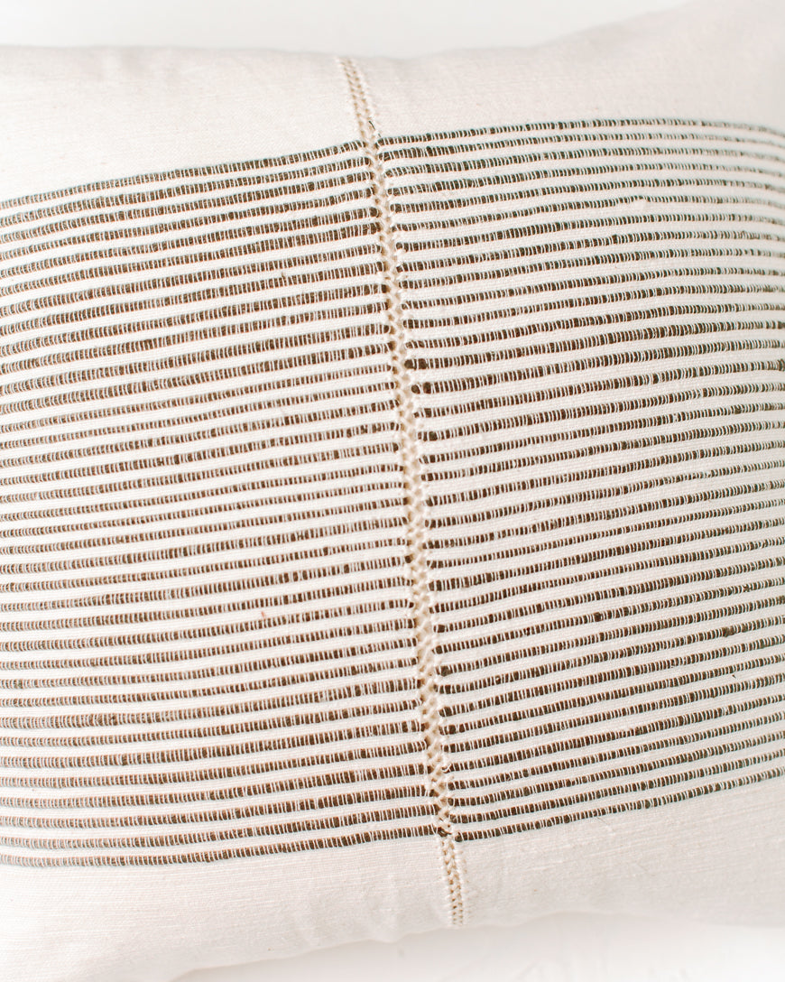 18" Riviera Hand-Stitch Throw Pillow Cover